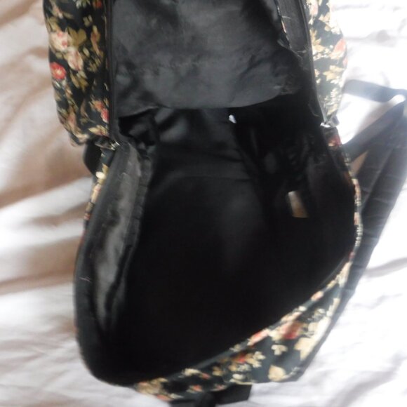 Vans Off the Wall Rose Back Pack Pre Owned - Picture 3 of 5